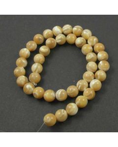 Mother of Pearl (Natural) 10mm Round Beads