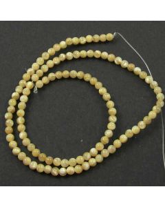 Mother of Pearl (Natural) 4mm Round Beads