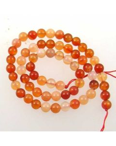 Carnelian (Natural) 6mm Round Beads