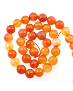 Carnelian (Natural) 10mm Round Beads