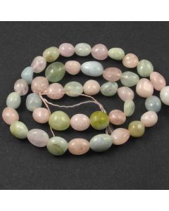 Beryl (multi stone) 8mm approx. Nugget Beads