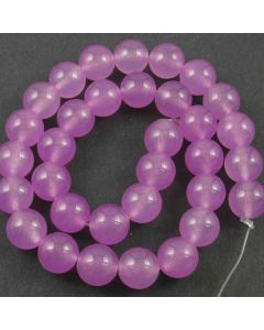 Malay Jade (Dyed Orchid Quartzite) 12mm Round Beads