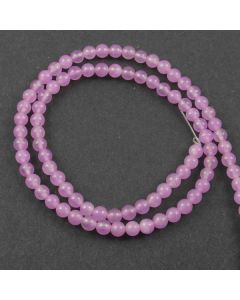 Malay Jade (Dyed Orchid Quartzite) 4mm Round Beads