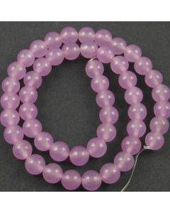 Malay Jade (Dyed Orchid Quartzite) 8mm Round Beads
