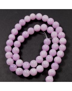 Mashan Jade (Dyed dark Purple Marble) 8mm Round Beads
