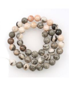 Pink Zebra Jasper Beads