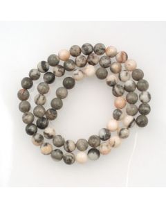 Pink Zebra Jasper Beads