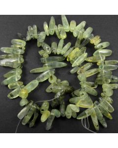 Prehnite Long 14-22mm Chip Beads