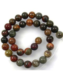  Creek Jasper 12mm Round Beads