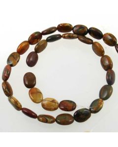 Red Creek Jasper 10x14mm Oval Beads