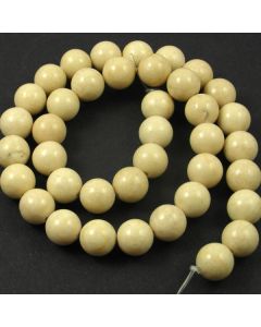 Fossil Stone 10mm Round Beads