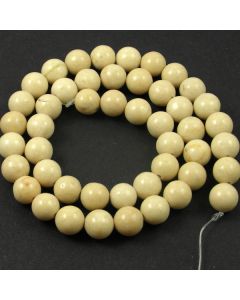 Fossil Stone 8mm Round Beads