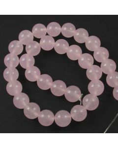 Malay Jade (Dyed Rose Quartz Quartzite) 10mm Round Beads