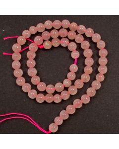 Rose Quartz 6mm Round Beads