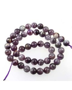 Sage Amethyst 8mm Round Beads