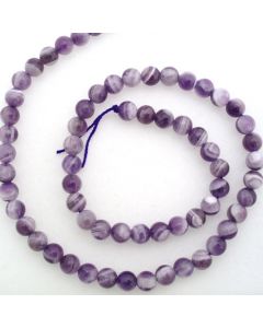 Sage Amethyst 6mm Round Beads