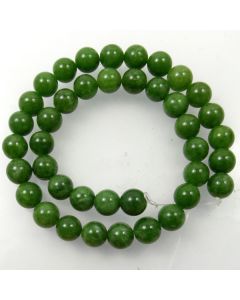 Malay Jade (Dyed Sage Green Quartzite) 10mm Round Beads