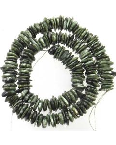 Seraphinite (Clinochlore) 8x10mm (approx) Irregular Slice Beads