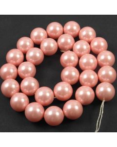 Shell Pearl Rose Pink 14mm