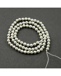 Shell Pearl Silver Grey 4mm