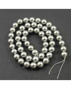 Shell Pearl Silver Grey 8mm