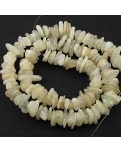 Moonstone10x4mm (approx) Sliced Nugget Beads
