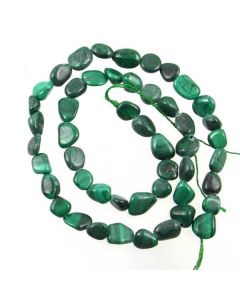 Malachite 8-10mm (approx) Small Nugget Beads