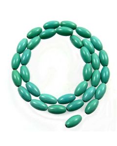 Turquoise (Reconstituted) 6x12mm Rice Beads