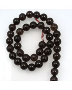 Smoky Quartz 10mm Round Beads