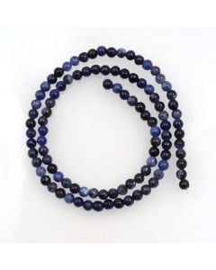 Sodalite 4mm Round Beads