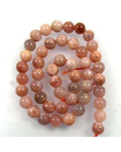 Sunstone 8mm Round Beads