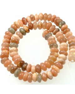 Sunstone 5x8mm Rondelle Beads