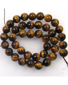 Tigereye 10mm Round Beads