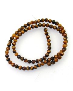 Tigereye 4mm Round Beads