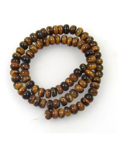 Tigereye 5x8mm Rondelle Beads