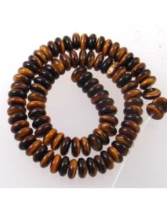 Tigereye 4x10mm Rondelle Beads