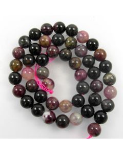 Tourmaline 8mm Round Beads