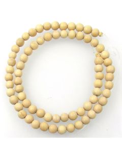 Natural White Wood Beads