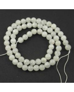 Moonstone WHITE 5.5-6.5mm Round Beads