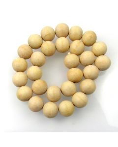 Natural White Wood Beads