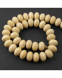 Natural White Wood 10x15mm (approx) large Menthos Beads