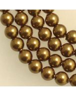 Swarvoski Crystal Pearl Antique Brass