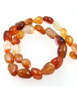 Carnelian (Natural) 14mm approx. Nugget Beads