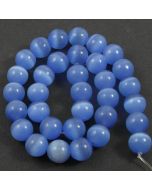 Cats Eye Beads - 11.5mm Blue