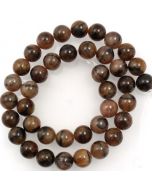 Chiastolite 10mm Round Beads