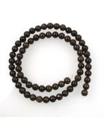 Coffee Jasper 6mm Round Beads