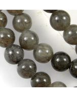 Mashan Jade (Dyed Dimgray) 6mm Round Beads