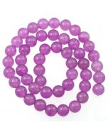 Malay Jade (Dyed Lavender Quartzite) 8mm Round Beads