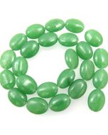 Malay Jade (Dyed Green Quartzite) 12x16mm Oval Beads