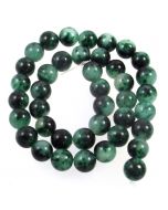Malay Jade (Dyed Moss) 10mm Round Beads